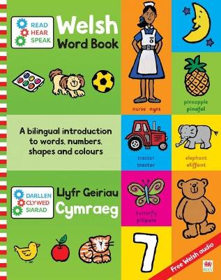 Book cover for Darllen, Clywed, Siarad: Llyfr Geiriau Cymraeg / Read, Hear, Speak: Welsh Word Book