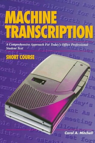 Cover of Machine Transcription 1995 -Text Workbook :Short Course
