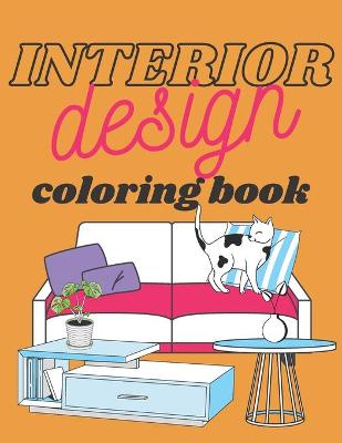 Book cover for Interior Design Coloring Book