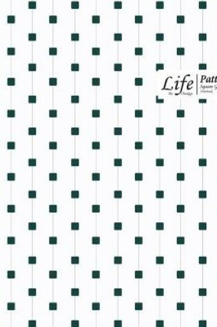 Cover of Cube Pattern Square Grid, Quad Ruled, Composition Notebook, 100 Sheets, Large Size 8 x 10 Inch Olive Green Dots Cover