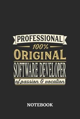 Book cover for Professional Original Software Developer Notebook of Passion and Vocation