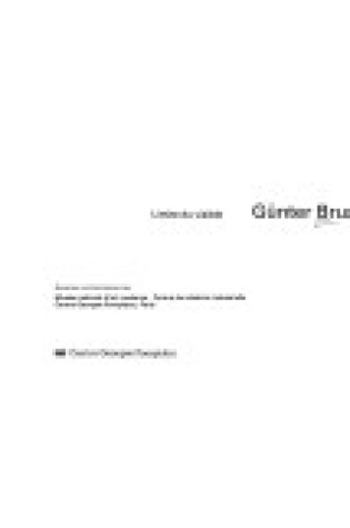 Cover of GUNTHER BRUS