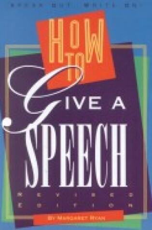Cover of How to Give a Speech