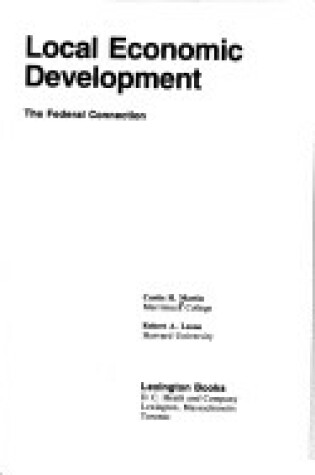 Cover of Local Economic Development