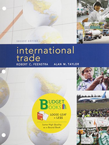 Book cover for International Economics Trade (Loose Leaf)