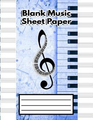 Cover of Blank Music Sheet Paper