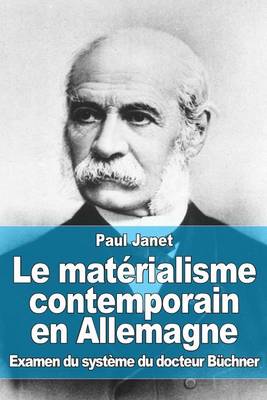 Book cover for Le materialisme contemporain en Allemagne