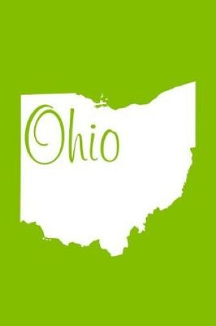 Cover of Ohio - Lime Green Lined Notebook with Margins