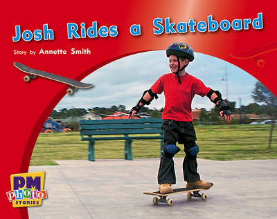 Book cover for Josh Rides a Skateboard