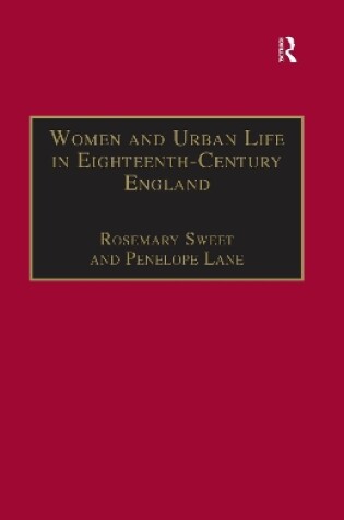 Cover of Women and Urban Life in Eighteenth-Century England