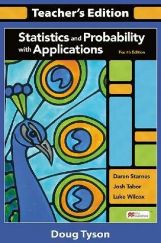 Cover of Statistics and Probability with Applications Teachers Edition