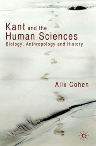 Cover of Kant and the Human Sciences