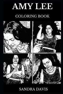 Book cover for Amy Lee Coloring Book