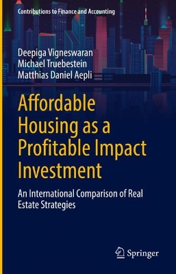 Book cover for Affordable Housing as a Profitable Impact Investment