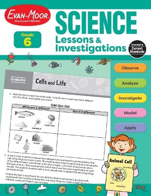 Cover of Science Lessons and Investigations, Grade 6 Teacher Resource