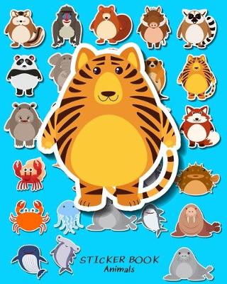 Book cover for Sticker Book Animals