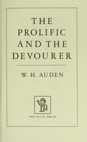 Book cover for The Prolific and the Devourer