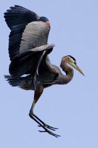 Cover of Great Blue Heron in Flight Bird Journal