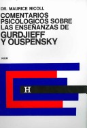 Book cover for Comentarios Psicologicos - Gurdjieff Ouspensky V.4