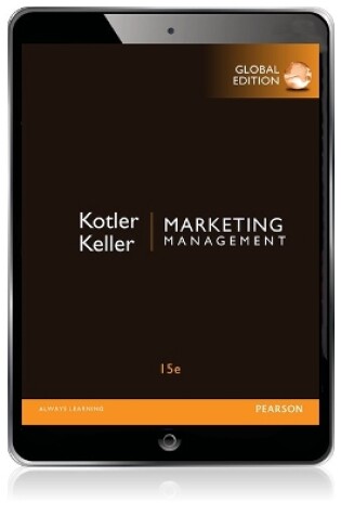 Cover of Marketing Management, Global Edition