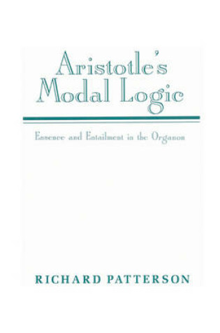 Cover of Aristotle's Modal Logic