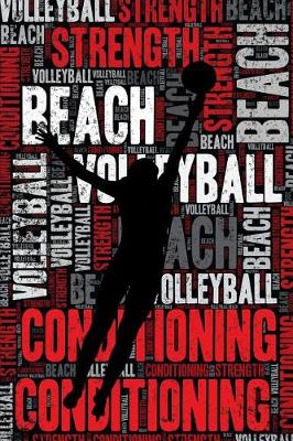 Book cover for Womens Beach Volleyball Strength and Conditioning Log