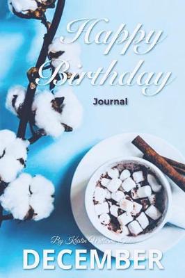 Book cover for Happy Birthday Journal December