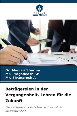 Book cover for Betrügereien in der Vergangenheit, Lehren für die Zukunft