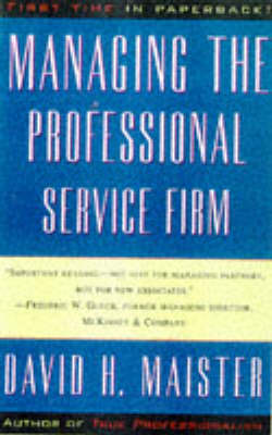 Book cover for Managing the Professional Service Firm