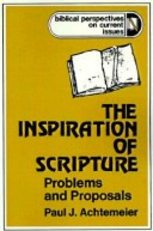 Cover of The Inspiration of Scripture