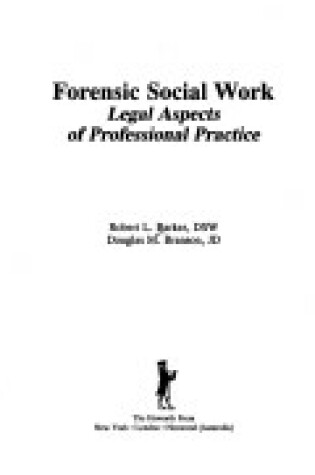 Cover of Forensic Social Work