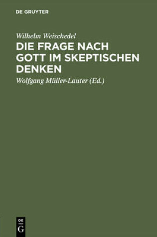 Cover of Die Frage nach Gott im skeptischen Denken