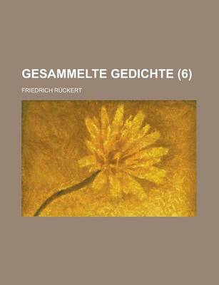 Book cover for Gesammelte Gedichte (6 )