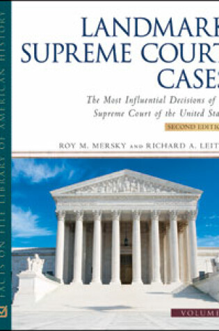 Cover of Landmark Supreme Court Cases