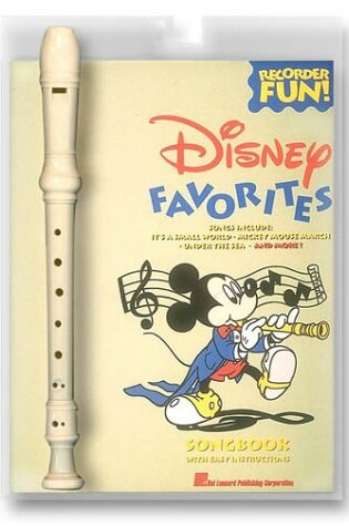 Cover of Disney Favorites Recorder Fun Pack - Recorder and Songbook