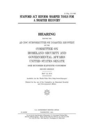 Cover of Stafford Act reform