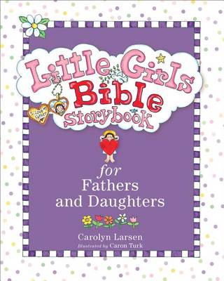 Book cover for Little Girls Bible Storybook for Fathers and Daughters