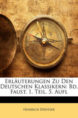 Cover of Erlauterungen Zu Den Deutschen Klassikern
