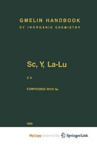 Cover of SC, Y, La-Lu Rare Earth Elements