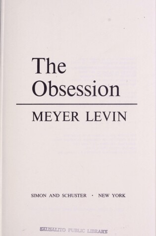 Cover of The Obsession