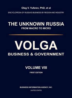 Book cover for Volga. Business & Government. Volume VIII.