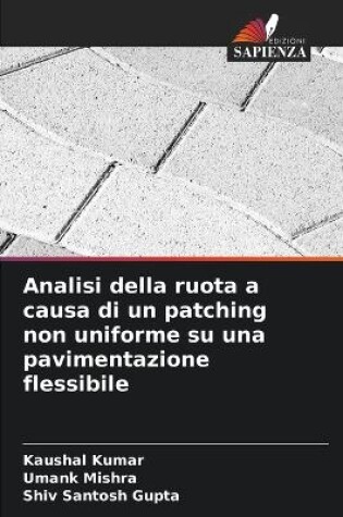 Cover of Analisi della ruota a causa di un patching non uniforme su una pavimentazione flessibile