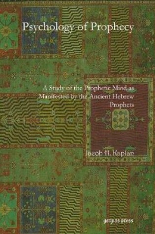 Cover of Psychology of Prophecy