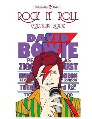 Book cover for Rock N Roll Coloring Book
