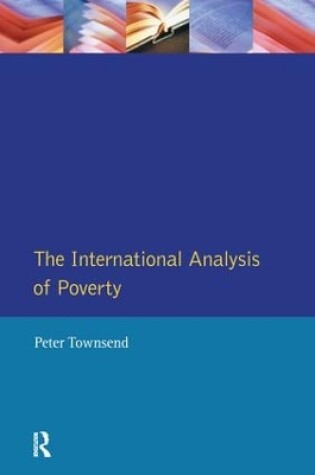 Cover of International Analysis Poverty