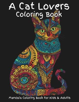 Book cover for A Cat Lovers Coloring Book