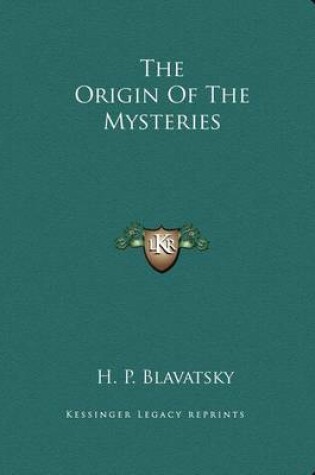 Cover of The Origin of the Mysteries