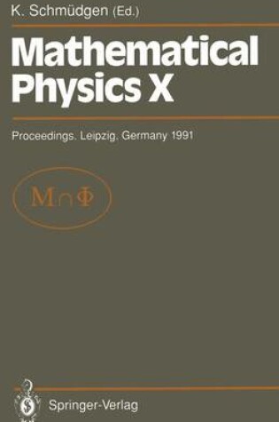 Cover of Mathematical Physics X