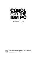 Book cover for Cobol for the I. B. M. Personal Computer