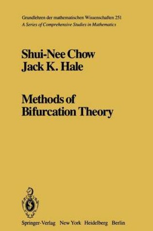 Cover of Methods of Bifurcation Theory